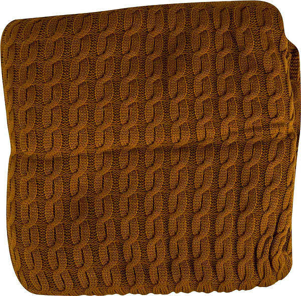 Фото - Плед полуторний Прованс Happy Fall Kosa 130х170 Охра (029758)