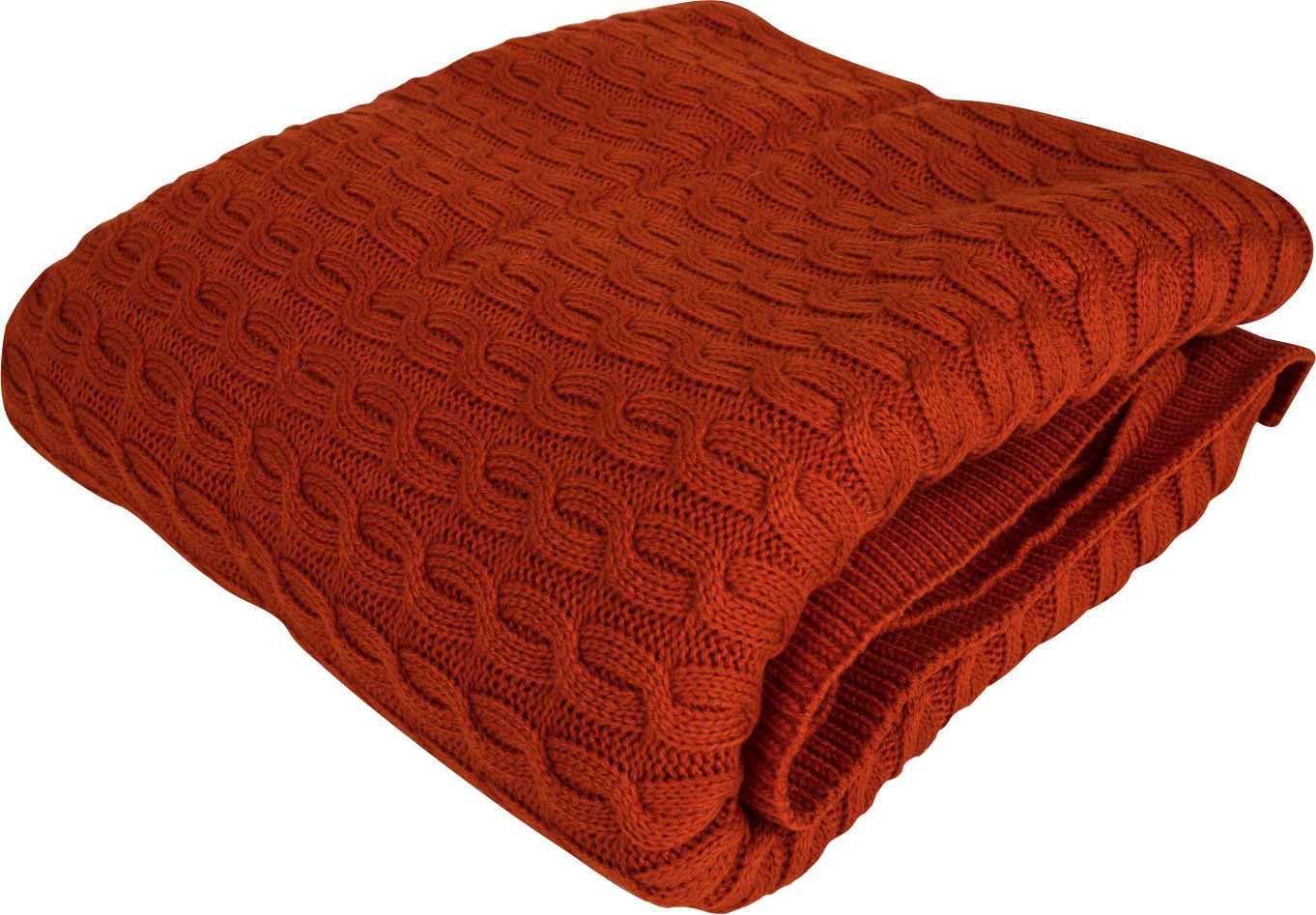 Фото - Плед полуторний Прованс Happy Fall Kosa 130х170 Помаранчевий (029759)