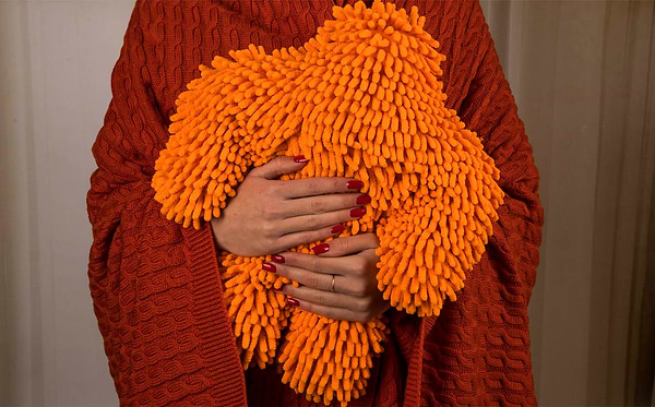 Фото - Плед полуторний Прованс Happy Fall Kosa 130х170 Помаранчевий (029759)