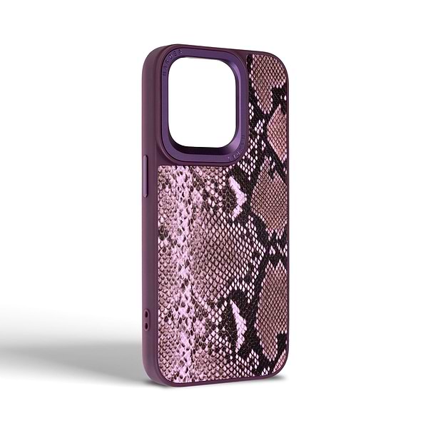 Фото - Чохол для смартфону Harder Genuine Snake for Apple iPhone 15 Pro Max Dark Purple (ARM76785)