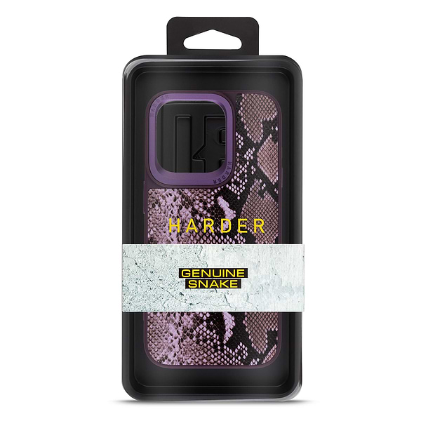 Фото - Чохол для смартфону Harder Genuine Snake for Apple iPhone 15 Pro Max Dark Purple (ARM76785)