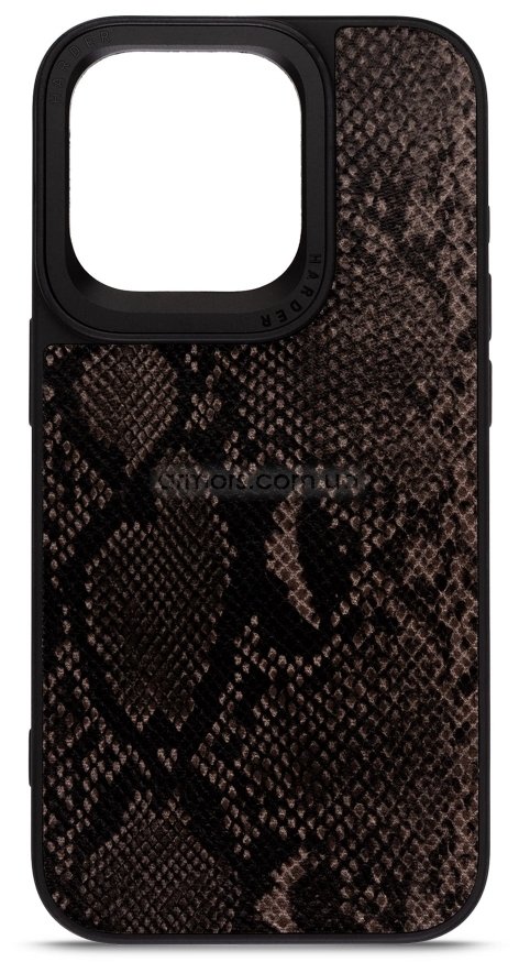 Фото - Чохол для смартфону Harder Genuine Snake for Apple iPhone 14 Pro Black (ARM76789)