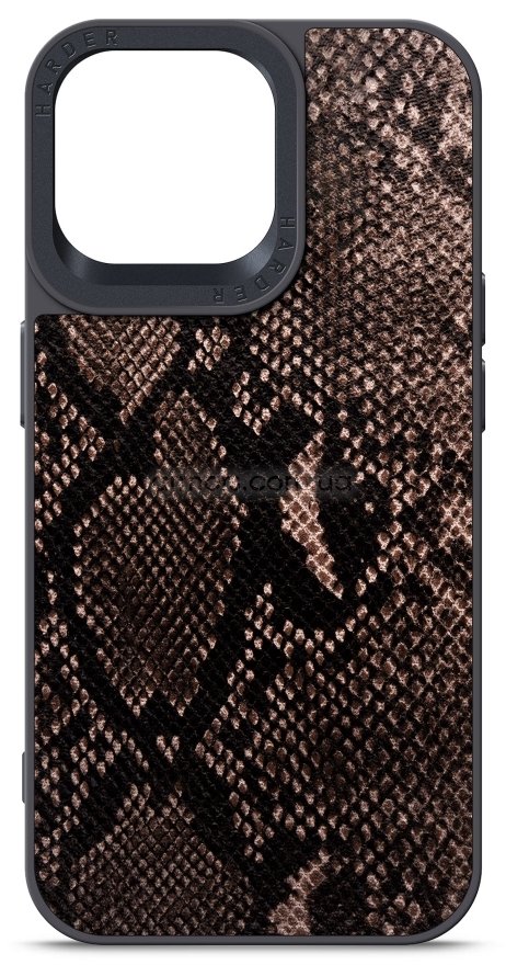 Фото - Чохол для смартфону Harder Genuine Snake for Apple iPhone 14 Pro Max Black (ARM76792)