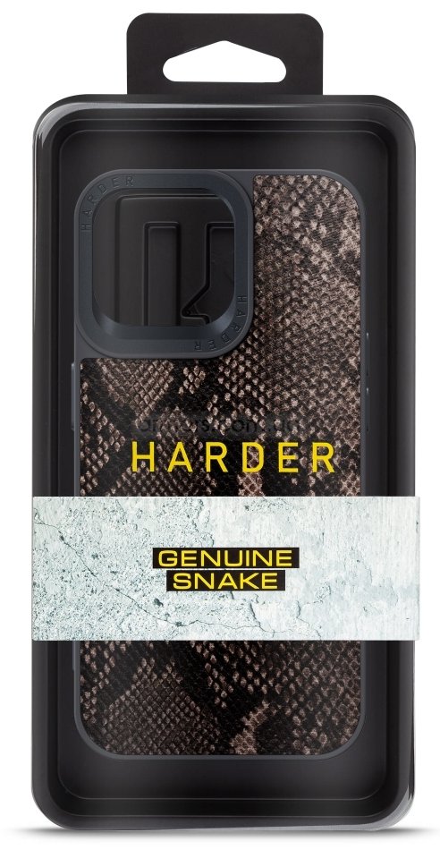 Фото - Чохол для смартфону Harder Genuine Snake for Apple iPhone 14 Pro Max Black (ARM76792)