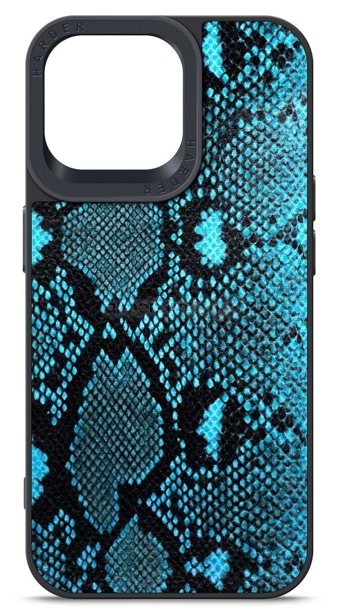 Чехол для смартфона Harder Genuine Snake for Apple iPhone 14 Pro Max Dark Blue (ARM76790) - Фото 1