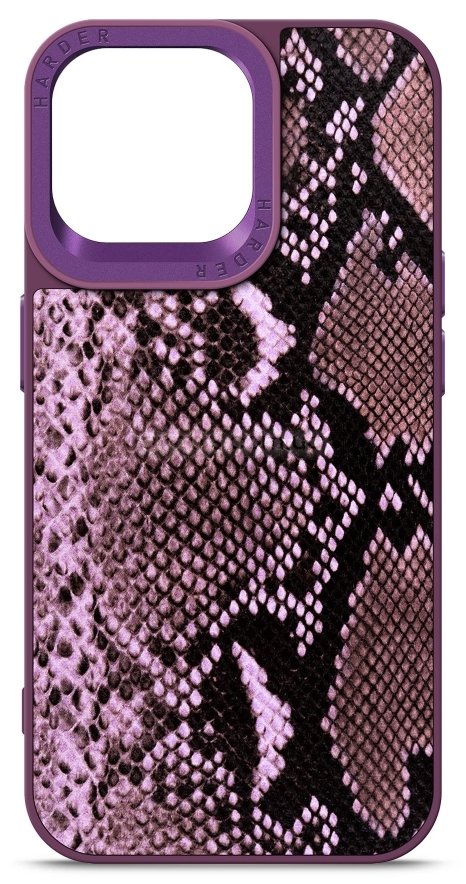 Фото - Чохол для смартфону Harder Genuine Snake for Apple iPhone 14 Pro Max Dark Purple (ARM76791)