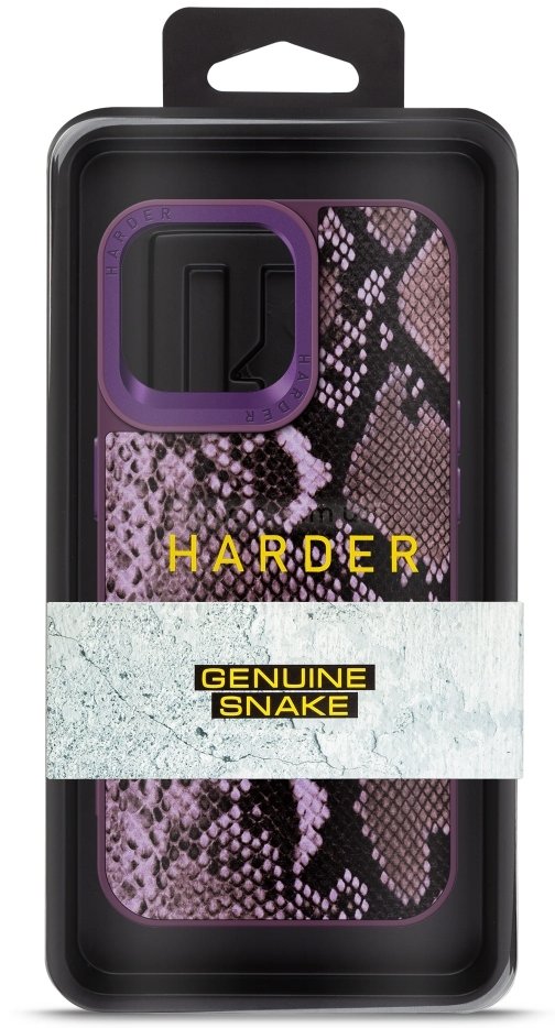 Фото - Чохол для смартфону Harder Genuine Snake for Apple iPhone 14 Pro Max Dark Purple (ARM76791)