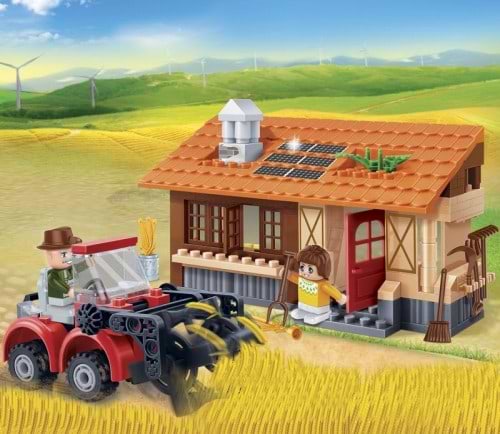 Фото - Пластиковий конструктор Banbao
"Екоферми" (162 Ел.) Пшеничне поле (8583)