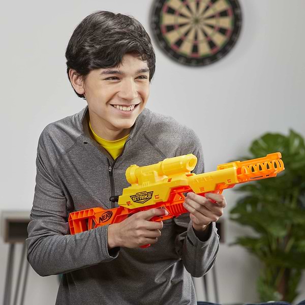 Фото - Бластер однозарядний Hasbro Nerf Альфа Страйк Вовк (E7567)