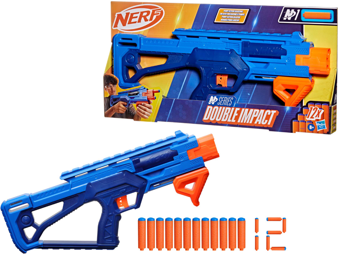Бластер многозарядный Hasbro Двойной удар серия Nerf N Series (G0879)