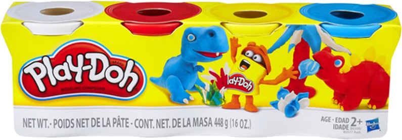 Купити Матеріали Hasbro Play-Doh 4 баночки Dinosaurs (B5517_B6508) - Фото 1 Матеріали Hasbro Play-Doh 4 баночки Dinosaurs (B5517_B6508) - Фото 1
