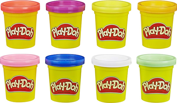 Фото - Матеріали Hasbro Play-Doh 8 кольорів Веселка (E5044_E5062)