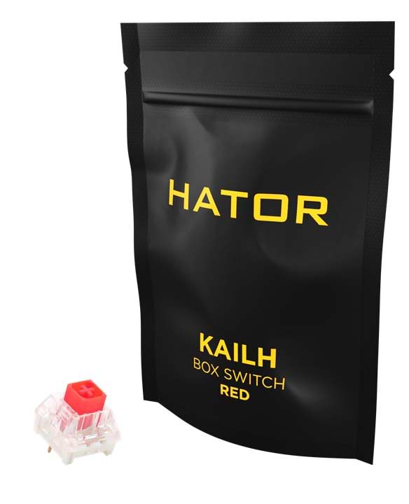 Набір перемикачів для клавіатури Hator Hotswap Switch Kailh Box Red (HTS-109) - Фото 1