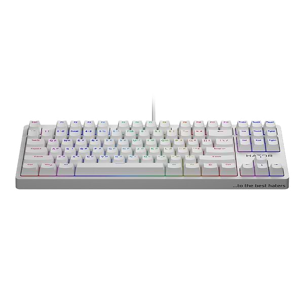 Фото - Клавиатура проводная игровая Hator Rockfall EVO TKL Optical (HTK-631) White