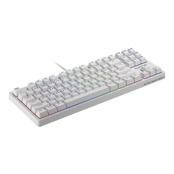 Фото - Клавиатура проводная игровая Hator Rockfall EVO TKL Optical (HTK-631) White