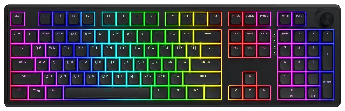 Клавиатура проводная игровая Hator Skyfall 100 (HTK1100UA) black