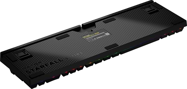 Фото - Клавиатура проводная игровая Hator Starfall RGB Hotswap Gateron Red Switch USB Black (HTK-597)