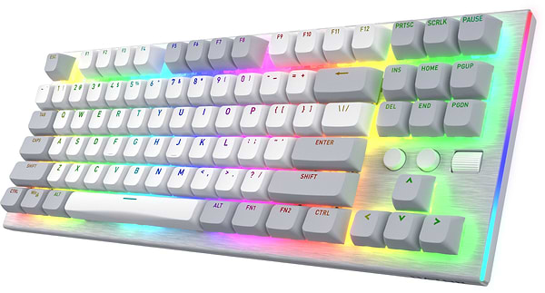 Фото - Клавиатура проводная игровая Hator Gravity TKL orange (HTK561) White