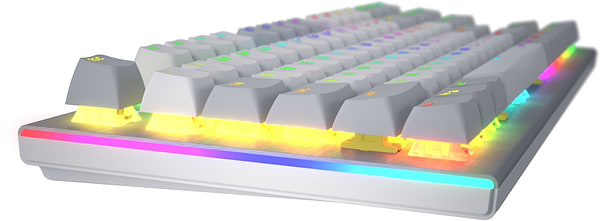 Фото - Клавиатура проводная игровая Hator Gravity TKL orange (HTK561) White