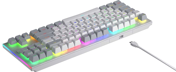 Фото - Клавиатура проводная игровая Hator Gravity TKL orange (HTK561) White