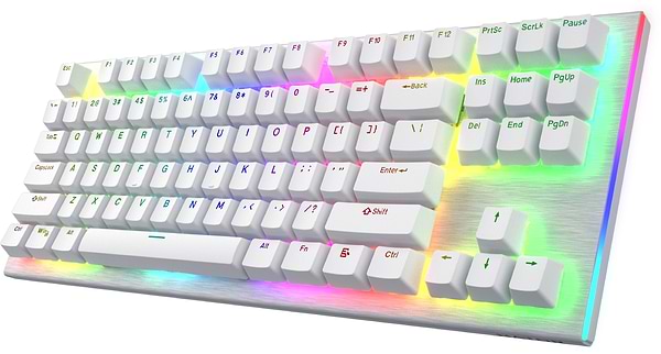 Фото - Клавиатура проводная игровая Hator Gravity X TKL orange (HTK551) White