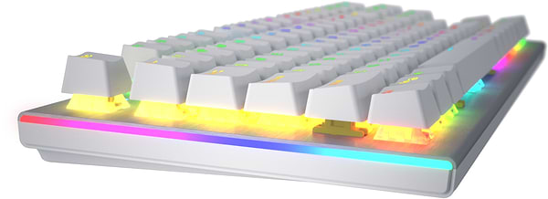Фото - Клавиатура проводная игровая Hator Gravity X TKL orange (HTK551) White