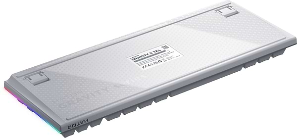 Фото - Клавиатура проводная игровая Hator Gravity X TKL orange (HTK551) White