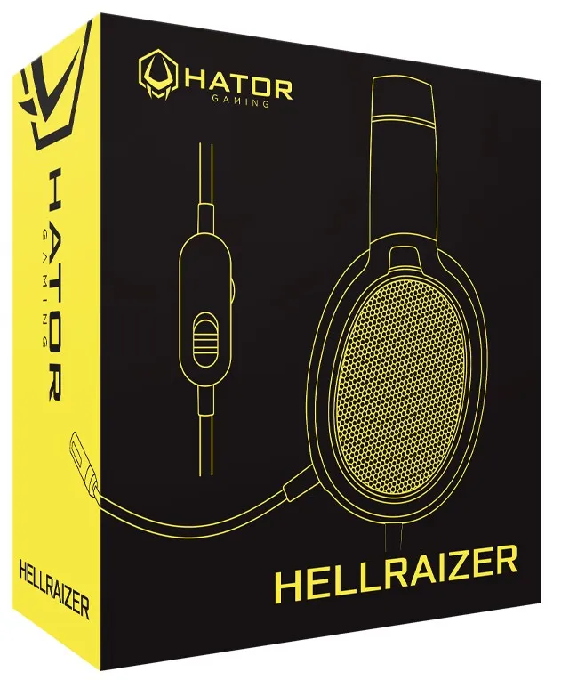Фото - Уценка - Гарнитура проводная игровая Hator Hellraizer Black (HTA-812)