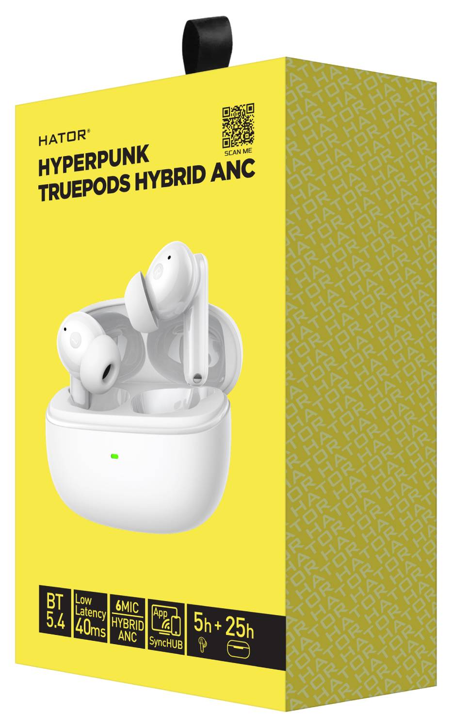 Фото - Навушники вкладиші бездротові TWS Hator Hyреrpunk Truepods Hybrid ANC (HTA432)