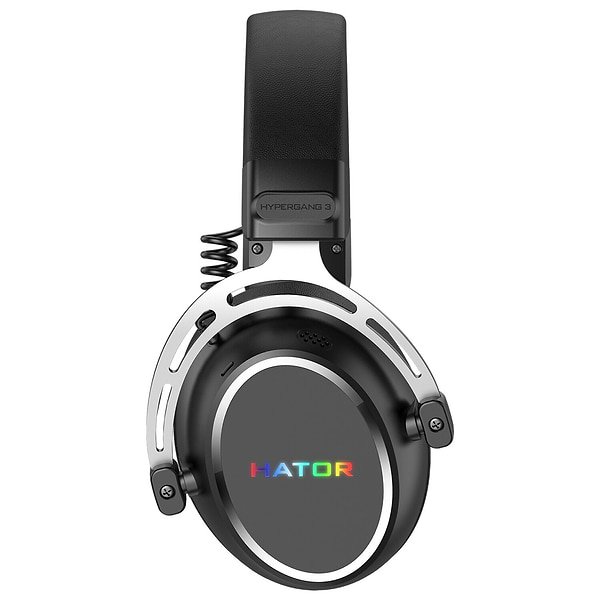 Фото - Гарнітура дротова ігрова Hator HYPERGANG 3 Hi-Res USB7.1 Black (ESH50)