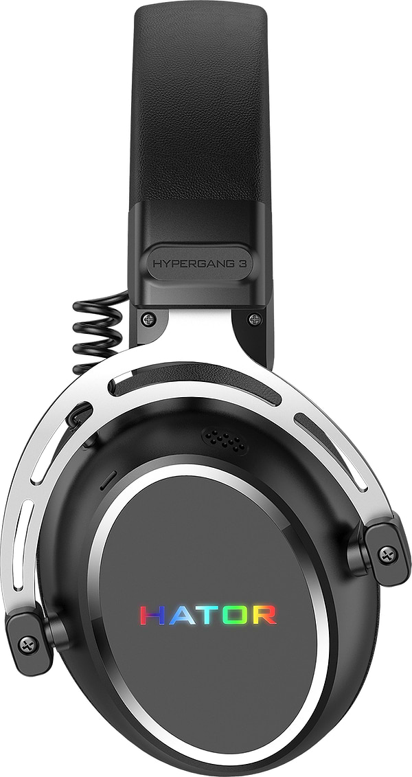 Фото - Гарнітура бездротова ігрова Hator HYPERGANG 3 Hi-Res Wireless Black (ESH55)