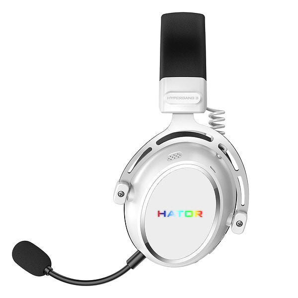 Фото - Гарнитура беспроводная игровая Hator HYPERGANG 3 Hi-Res White (ESH56)