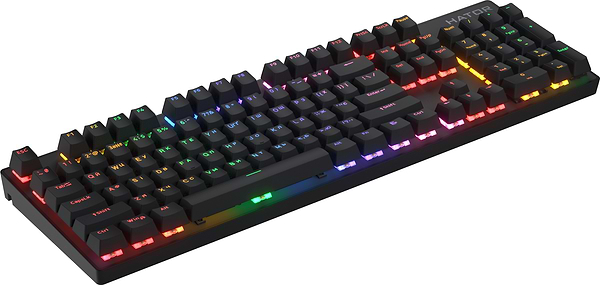 Фото - Клавиатура беспроводная игровая Hator Icefall Mecha wireless Rainbow (HTK204UA) Black