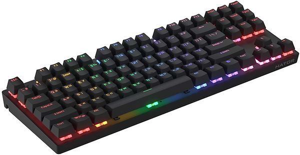 Фото - Клавіатура бездротова ігрова Hator Icefall Mecha TKL wireless Rainbow (HTK287UA) Black