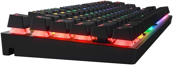 Фото - Клавіатура бездротова ігрова Hator Icefall Mecha TKL wireless Rainbow (HTK287UA) Black