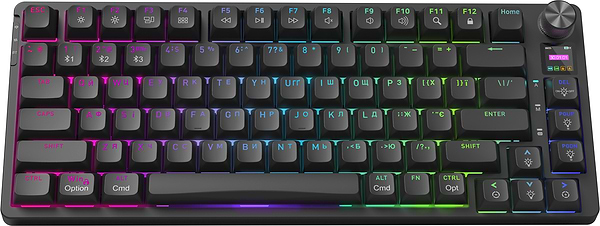 Фото - Уценка - Клавиатура беспроводная игровая Hator Icefall PRO Wireless/Bluetooth/USB Black (HTK450UA) Фото - Уценка - Клавиатура беспроводная игровая Hator Icefall PRO Wireless/Bluetooth/USB Black (HTK450UA)