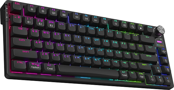 Фото - Уценка - Клавиатура беспроводная игровая Hator Icefall PRO Wireless/Bluetooth/USB Black (HTK450UA)