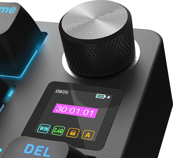 Фото - Уценка - Клавиатура беспроводная игровая Hator Icefall PRO Wireless/Bluetooth/USB Black (HTK450UA)