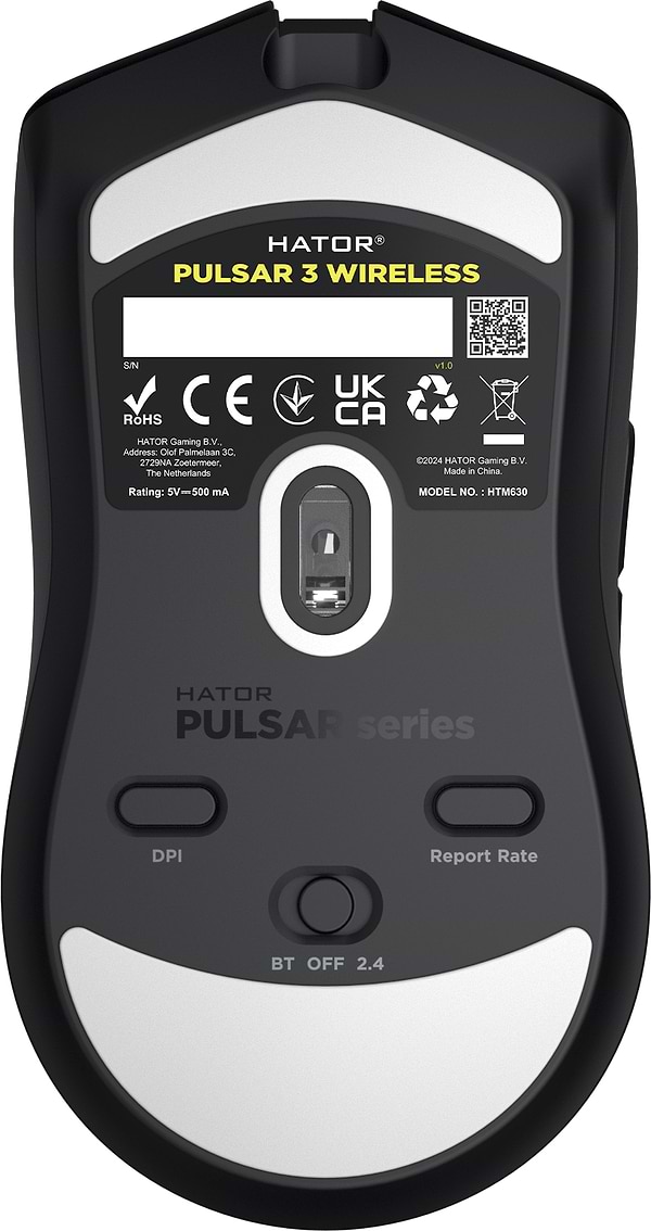 Фото - Мышь беспроводная игровая Hator Pulsar 3 Wireless (HTM630) Black