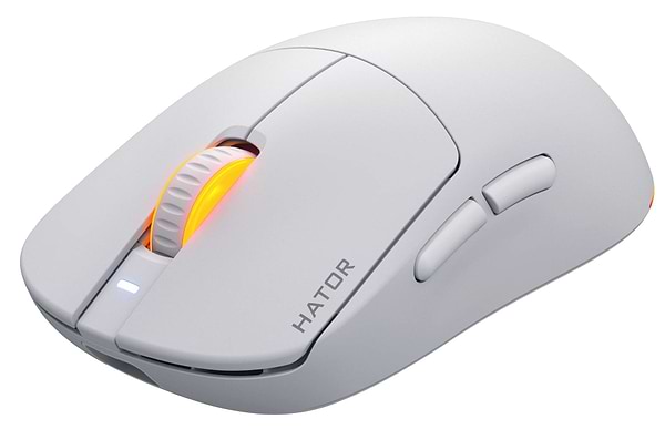 Фото - Мышь беспроводная игровая Hator Quasar 3 Wireless White (HTM731)