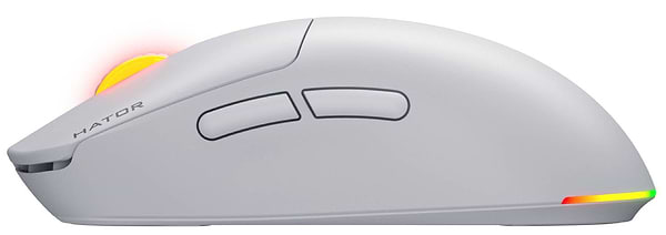 Фото - Мышь беспроводная игровая Hator Quasar 3 Wireless White (HTM731)