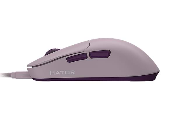 Фото - Миша дротова ігрова Hator Quasar Essential Lilac (HTM-403)