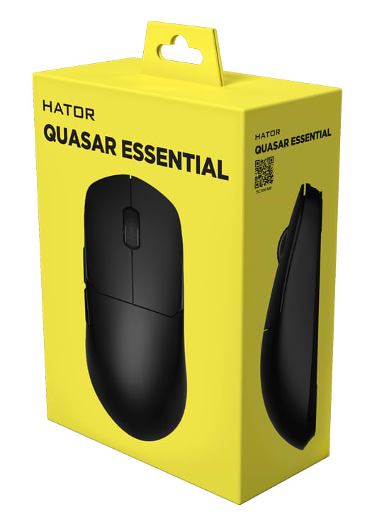Фото - Миша дротова ігрова Hator Quasar Essential Lilac (HTM-403)