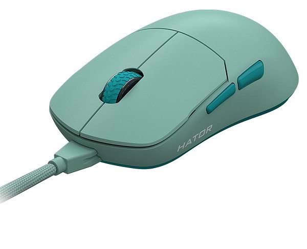 Фото - Мышь проводная игровая Hator Quasar Essential Mint (HTM-404)