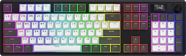 Фото - Клавіатура бездротова ігрова Hator Skyfall 100 PRO wireless Grey-Black silent switches (HTK4100UA) Фото - Клавіатура бездротова ігрова Hator Skyfall 100 PRO wireless Grey-Black silent switches (HTK4100UA)