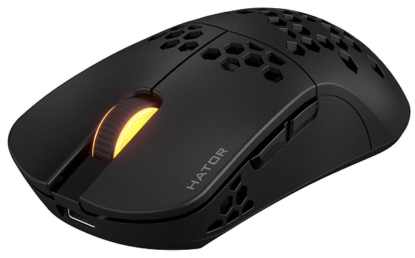 Фото - Миша бездротова ігрова Hator Stellar Wireless Black (HTM650)