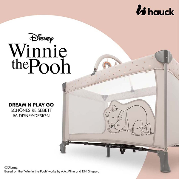 Фото - Манеж классический HAUCK Dream N Play Go Pooh Rainbow Beige (60889-0)