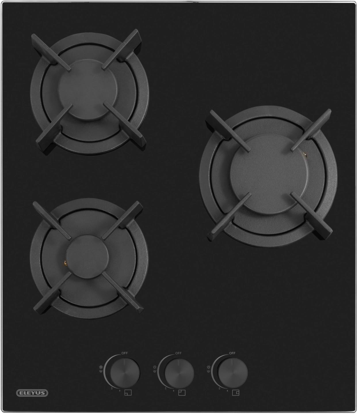 Варочная панель газовая ELEYUS H0GBHG 45 BL CF
