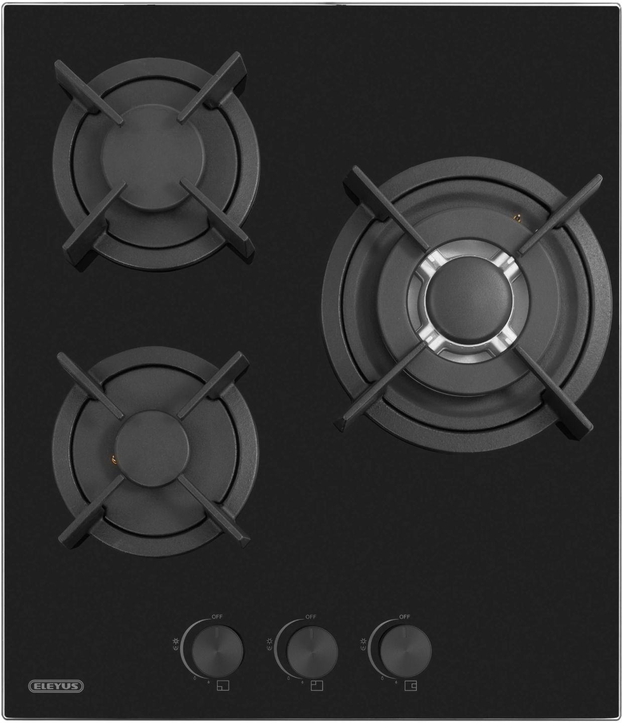 Варочная панель газовая ELEYUS H0GBHG 45 BL CTF
