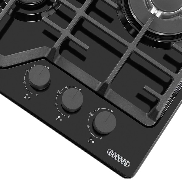 Фото - Варочная панель газовая ELEYUS MAGENTA 45 BL CTF